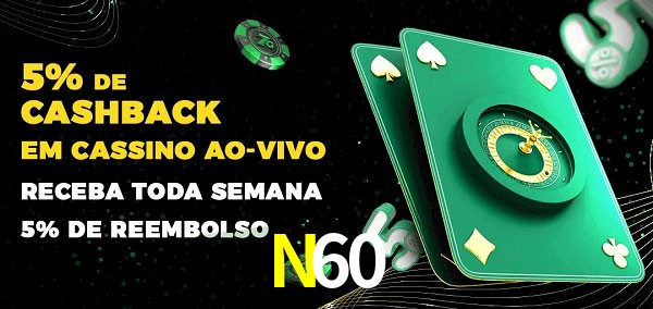 Promoções do cassino ao Vivo N60